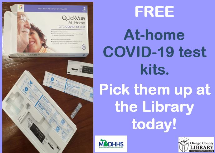 Pick up free at home COVID-19 tests today!