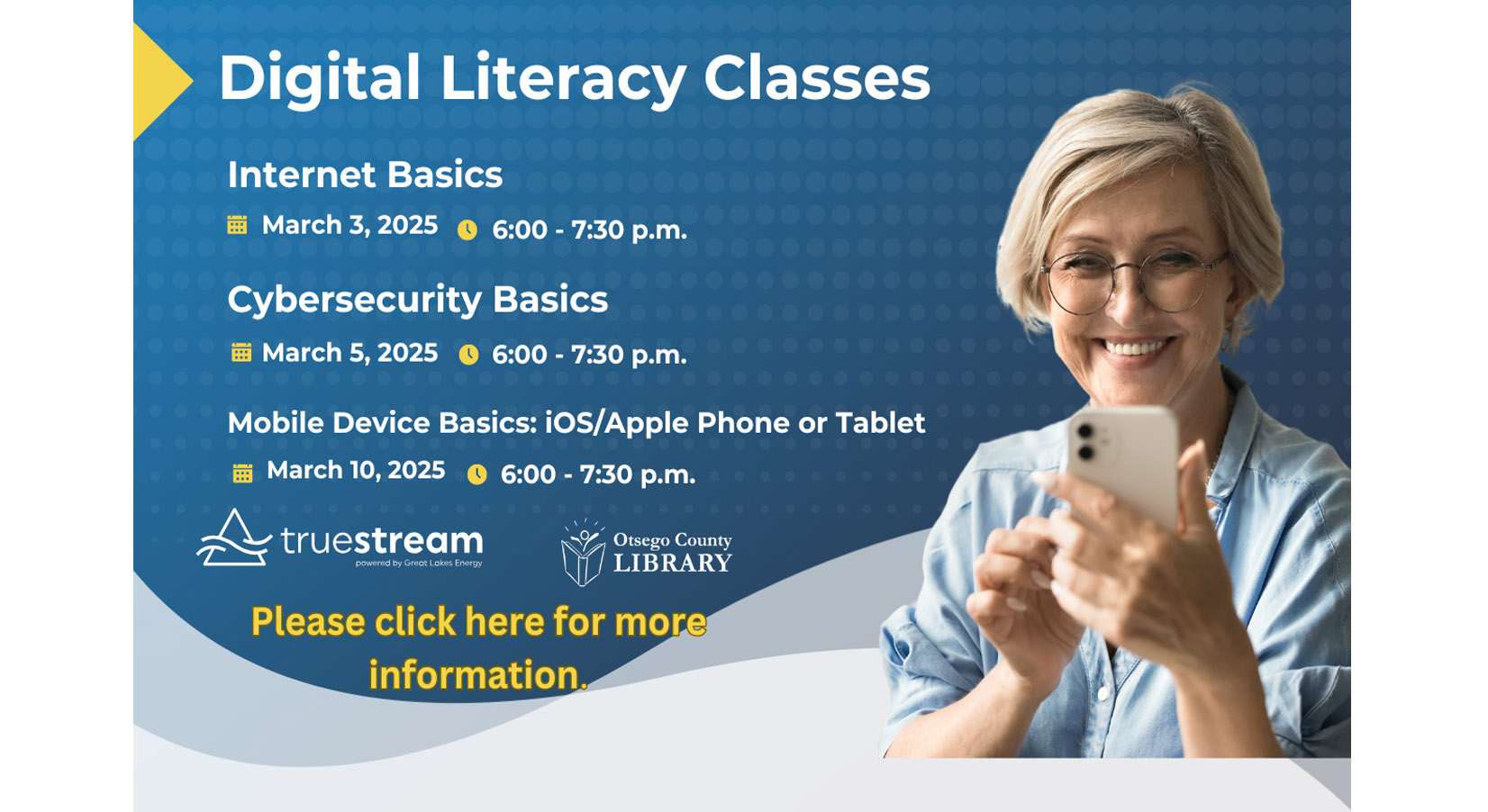 Join us for Digital Literacy Classes