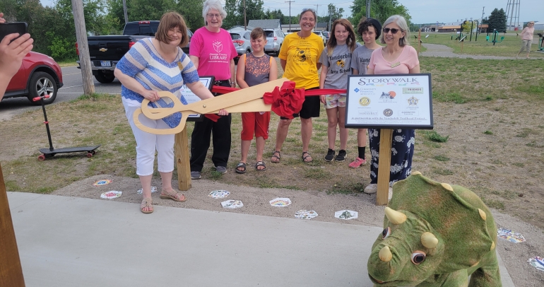 Storywalk Ribbon Cutting