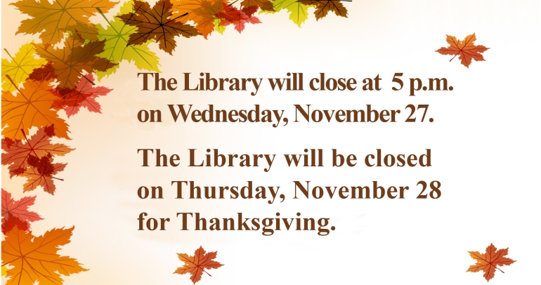 Thanksgiving Hours