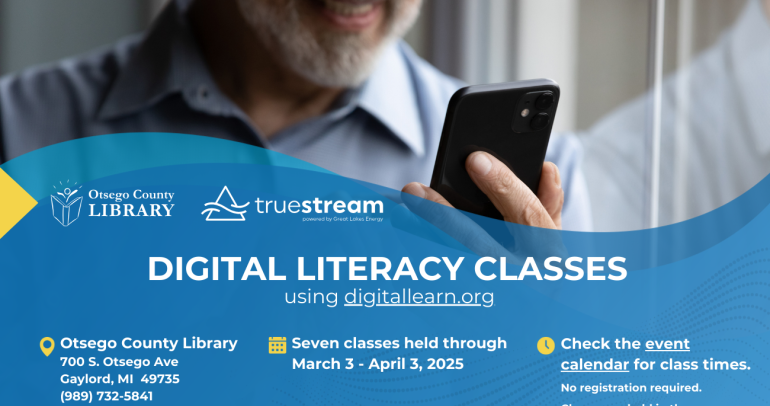 Join us for our upcoming digital literacy classes!