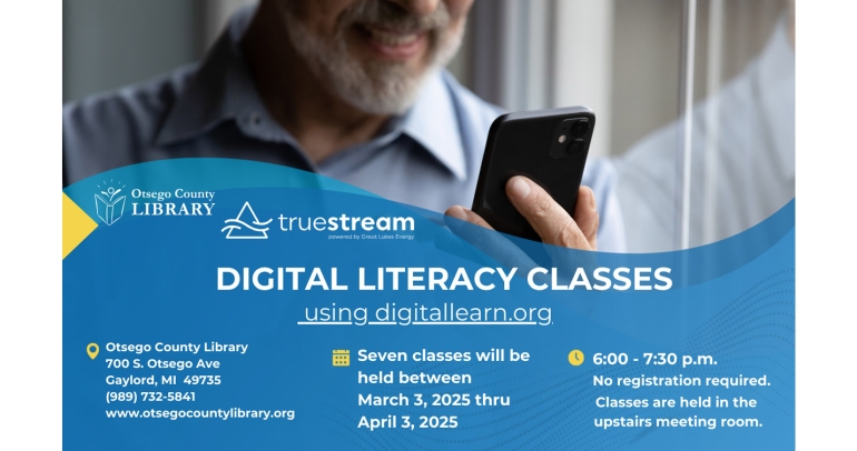 Join us for digital literacy classes that teach basic computer skills.